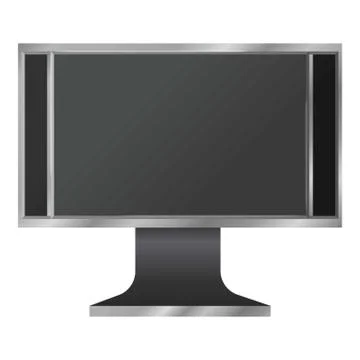Modern digital computer screen mockup 스톡 일러스트