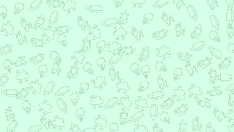 Modern Digital Connectivity Ideas and Innovation Seamless Tech Background Loo 库存影片 335030092