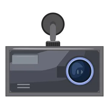 Modern digital dash camera vector illustration 스톡 일러스트
