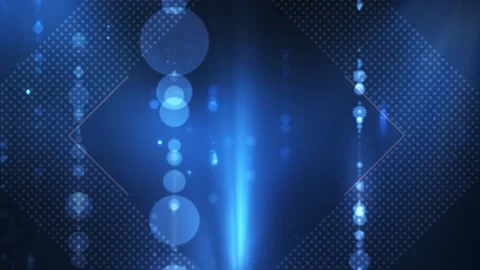 Modern digital graduation ceremony background with glowing particles and dip Stock Footage 320245036