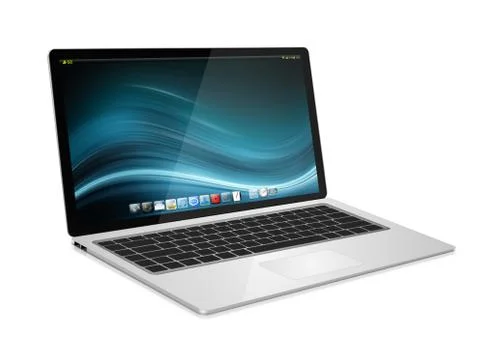 Modern digital laptop Stock Illustration