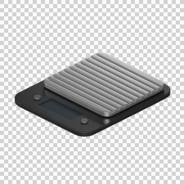 A modern digital scale Stock Illustration