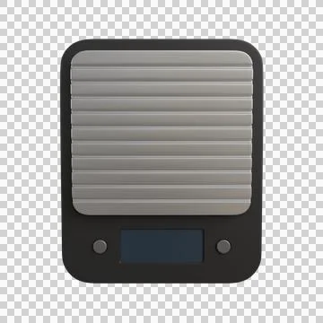 A modern digital scale Stock Illustration