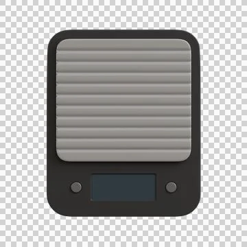 A modern digital scale Stock Illustration