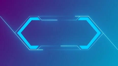 Modern Digital Screen Graphic Element Box Video stock 317001799