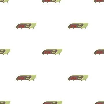 Modern digital table clock pattern seamless vector Stock Illustration