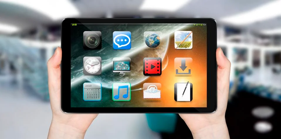 Modern digital tablet Stock Illustration