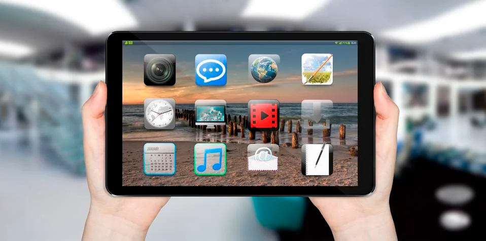 Modern digital tablet Stock Illustration