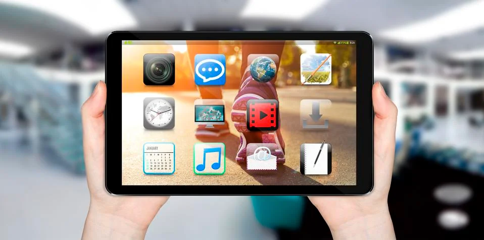 Modern digital tablet Stock Illustration