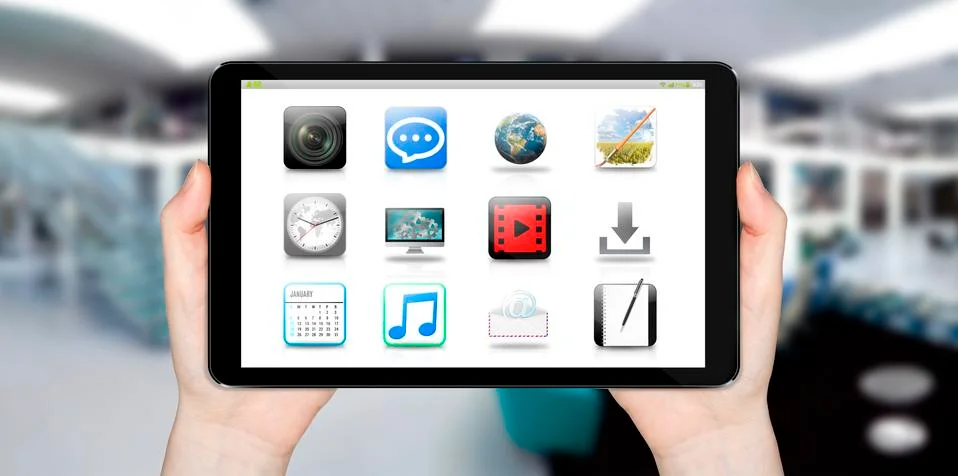 Modern digital tablet Stock Illustration