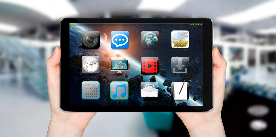 Modern digital tablet Illustration