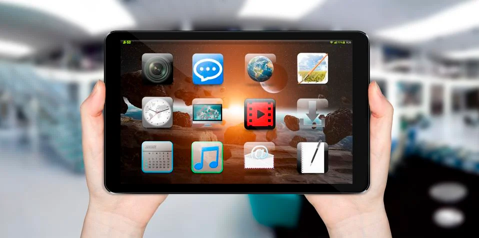 Modern digital tablet Stock Illustration