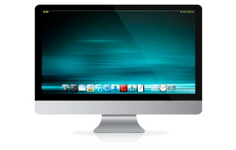 Modern digital tech device Stock Illustration