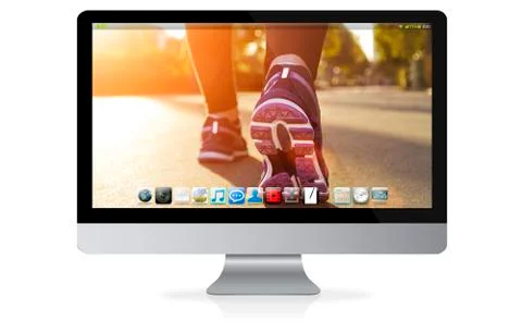 Modern digital tech device Stock Illustration