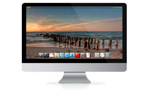 Modern digital tech device 스톡 일러스트