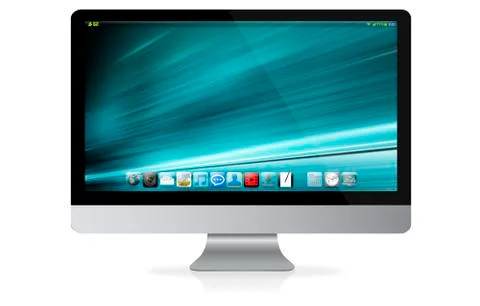 Modern digital tech device Stock Illustration