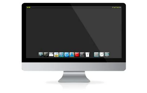 Modern digital tech device Illustrazione stock