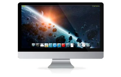 Modern digital tech device 스톡 일러스트