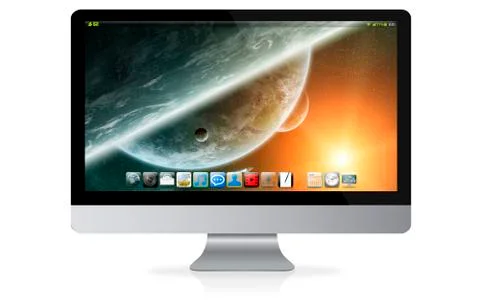 Modern digital tech device Stock Illustration