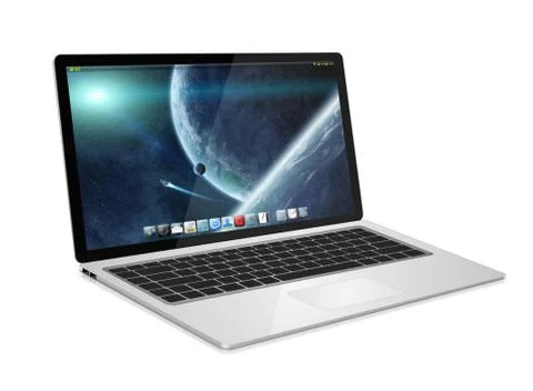 Modern digital tech device Illustrazione stock