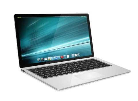 Modern digital tech device Illustrazione stock