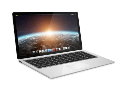 Modern digital tech device Illustrazione stock