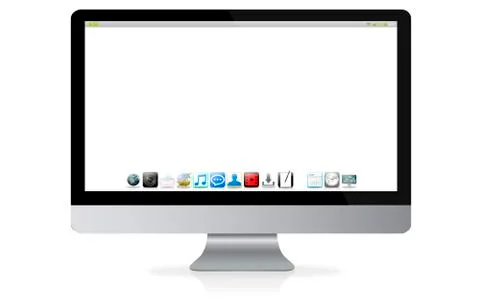 Modern digital tech device Illustrazione stock