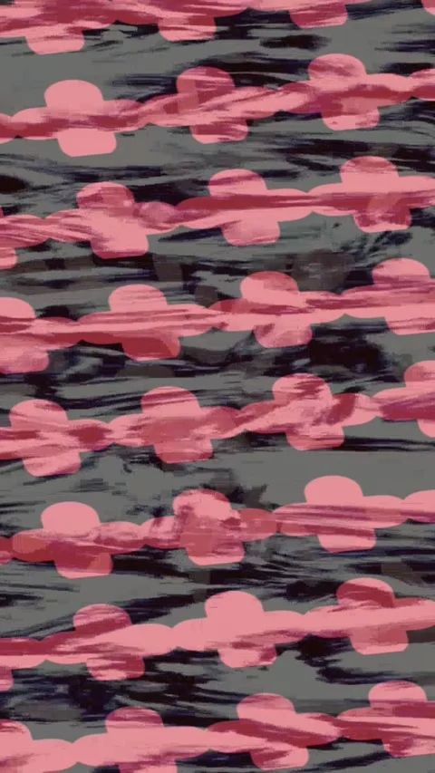 Modern Digital Waves Overlay Effect Stock Footage 328675311