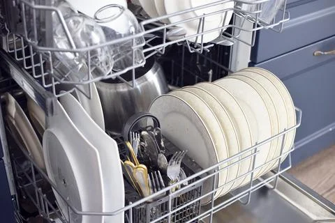 Modern dishwasher Stock Photos