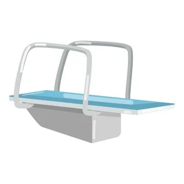 Modern diving board vector illustration Stock Illustration