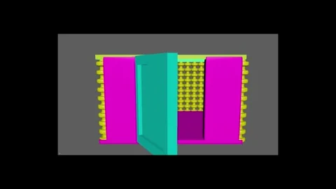 Modern Door Animation 스톡 동영상 346762229
