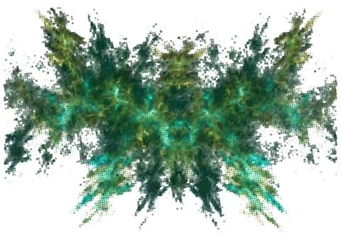 Modern Dot-Style Splash Pattern Illustrazione stock