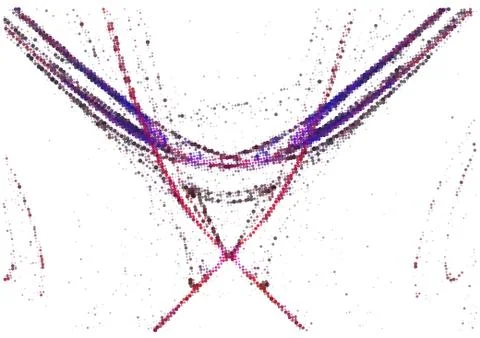 Modern Dot-Style Splash Pattern Illustrazione stock