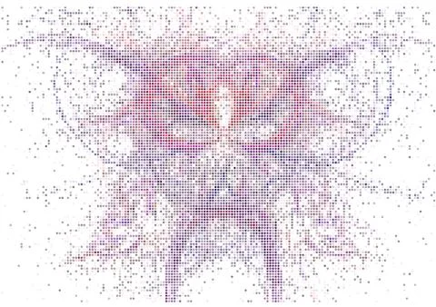 Modern Dot-Style Splash Pattern イラスト素材