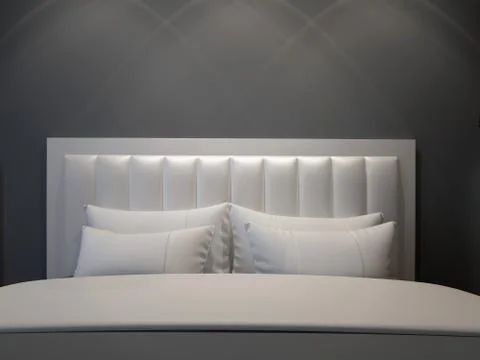 Modern double bedroom Stock Illustration