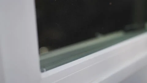 Modern Double Pane Energy Efficient Window Stock Footage 164479676
