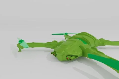 Modern drone model 스톡 일러스트