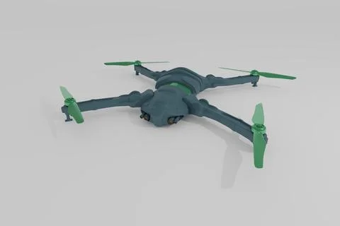 Modern drone model 스톡 일러스트
