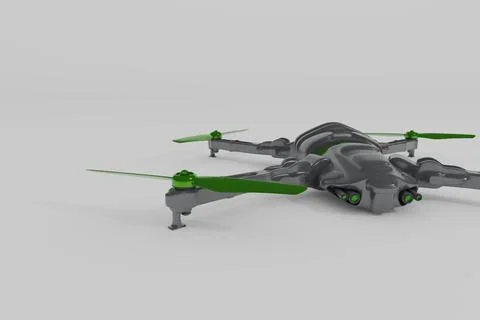 Modern drone model 스톡 일러스트