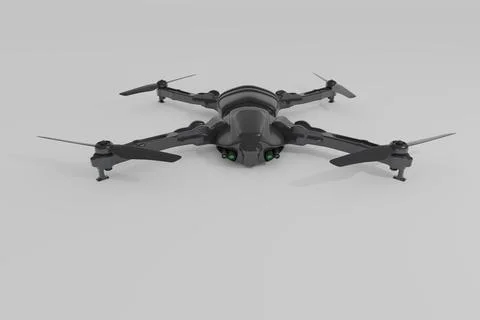 Modern drone model 스톡 일러스트