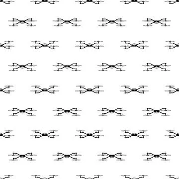 Modern drone pattern seamless vector イラスト素材