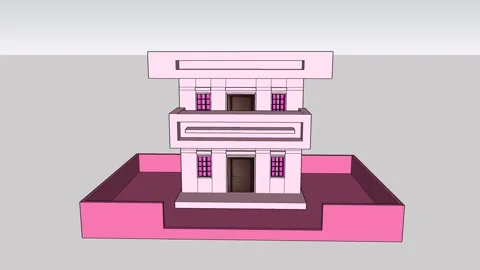 Modern Duplex Building 스톡 동영상 343769504