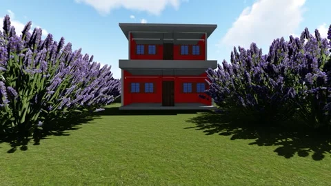 Modern Duplex Building 스톡 동영상 347803704