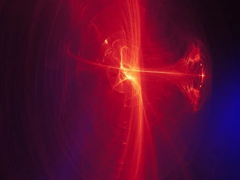 Modern dynamic 4K high resolution color background with digital flame fractal 動画素材 74058877