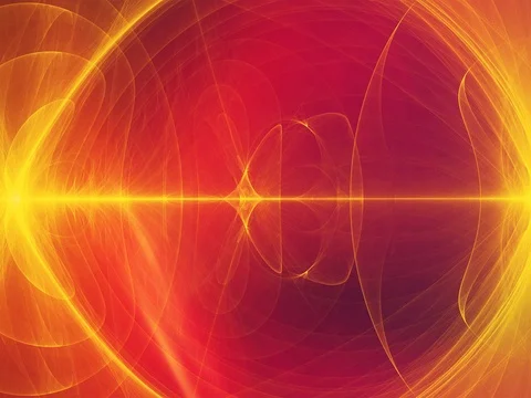 Modern dynamic 4K high resolution color background with digital flame fractal 動画素材 74294341