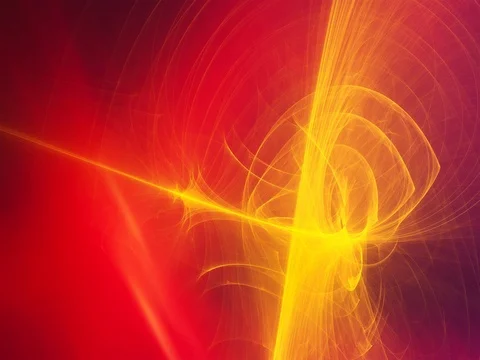 Modern dynamic 4K high resolution color background with digital flame fractal Stock Footage 74376649