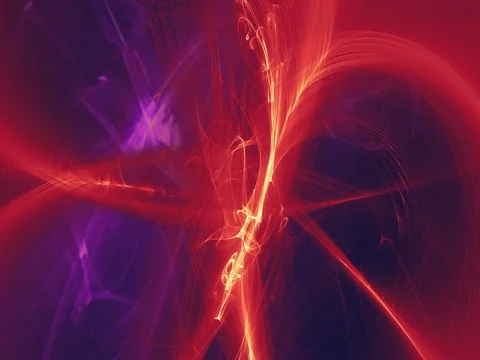 Modern dynamic 4K high resolution color background with digital flame fractal. 動画素材 77422790