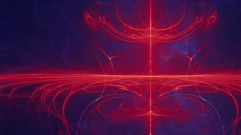 Modern dynamic 4K high resolution color background with digital flame fractal. 動画素材 84914582