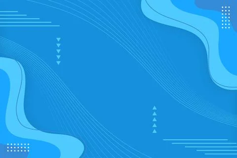 A modern Dynamic Blue Waves Abstract Design Stock Illustration