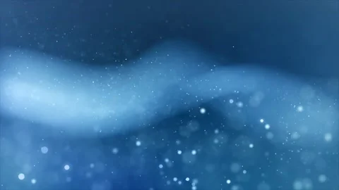 Modern Dynamic Dust Particle Motion, Flowing Blue Particles Motion Stock Footage 297299456